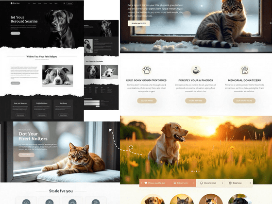 Pet memorial image