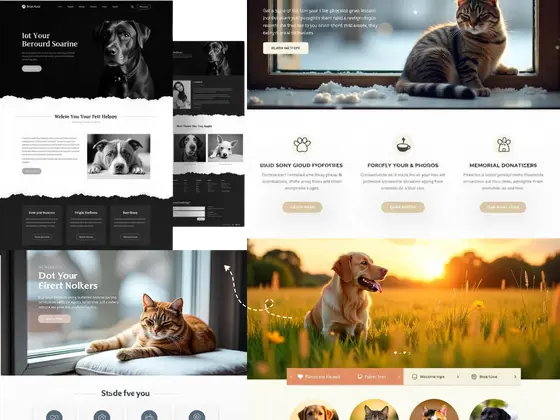 Pet memorial image